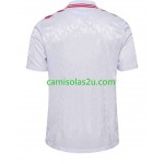 Camisolas de futebol Dinamarca Equipamento Alternativa Euro 2024 Manga Curta